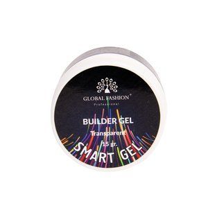 Global Fashion Smart Gel, прозорий, 15 гр &mdash; гель для моделювання нігтів двофазний