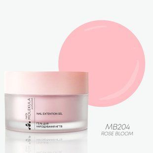 Nails Molekula Builder gel MOUSSE, MB204, ROSE BLOOM, 30 мл &mdash; гель для нарощення нігтів