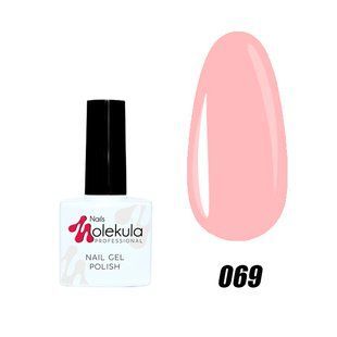 Nails Molekula Gel polish 069, 11 мл &mdash; гель-лак для нігтів, світло-рожевий