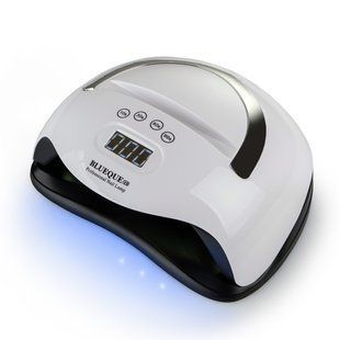 Лампа для манікюру Sun BQ-V9, LED+UV, 168W, WHITE, з підставкою для телефону (аналог)