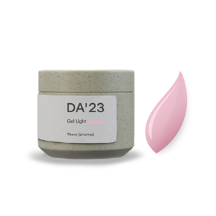 DA&rsquo;23 Gel Light &rsquo;Peony [pivoniya], 15 мл &mdash; гель для укріплення нігтів, півонія