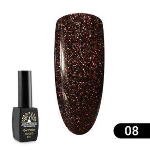 Global Fashion Disco Shine Spectrum gel polish, 08, 8 мл &mdash; гель-лак для нігтів світловідбивний