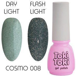 Toki-Toki Gel polish, Cosmo, 08, 5 мл &mdash; світловідбивний гель-лак для нігтів