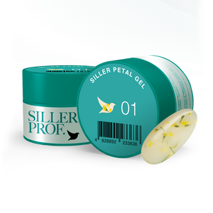 Siller Petal Gel, 01, 15 мл &mdash; гель із сухоцвітами
