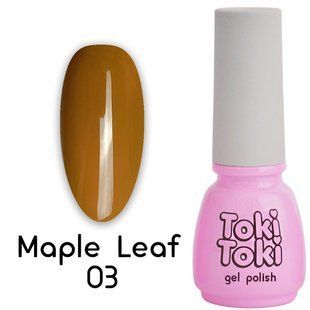 Toki-Toki Gel polish, Maple Leaf, ML03, 5 мл &mdash; гель-лак для нігтів