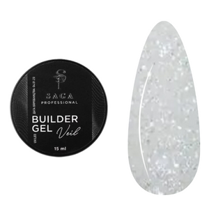 SAGA Professional Builder Gel Veil, 21, 15 мл &mdash; гель для нарощення