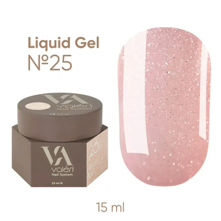 NEW Valeri Liquid Gel 25, 15 мл &mdash; рідкий гель для укріплення нігтів
