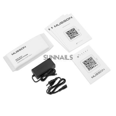 Витяжка MUSSON X3 SILVER з вугільним НЕРА-фільтром 72W для манікюру та педикюру