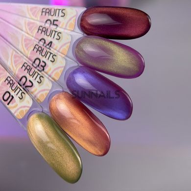 Toki-Toki Fruits gel polish, FR03, 5 мл &mdash; гель-лак для нігтів з ефектом котяче око