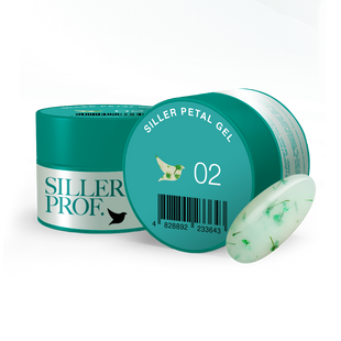 Siller Petal Gel, 02, 15 мл &mdash; гель із сухоцвітами