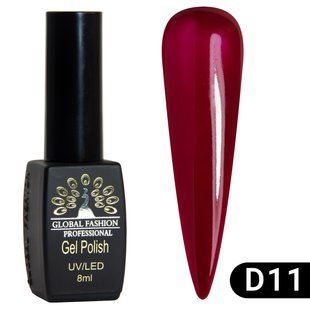 Global Fashion Black Elite gel polish, D11, 8 мл &mdash; гель-лак для нігтів
