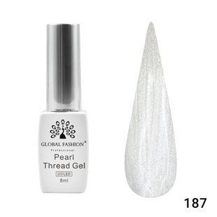 Global Fashion Pearl Thread Gel, 187, 8 мл &mdash; гель-лак для нігтів