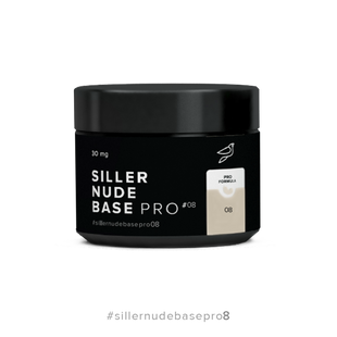 Siller Nude Pro Base, 08, 30 мл &mdash; нюдова база для гель-лаку