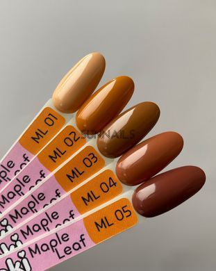 Toki-Toki Gel polish, Maple Leaf, ML04, 5 мл &mdash; гель-лак для нігтів
