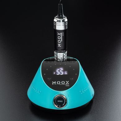Фрезер для манікюру та педикюру MOOX X805, 55 000 об/хв, 80 W, Бірюзовий