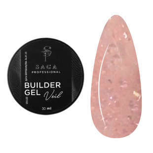 SAGA Professional Builder Gel Veil, 17, 30 мл &mdash; гель для нарощення