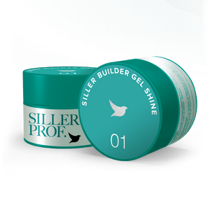 Siller Builder Gel Shine, 01, 15 мл &mdash; гель для нарощення нігтів з шимером