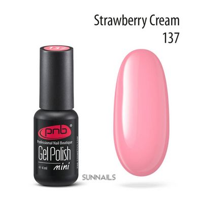 PNB mini gel polish, 137, 4 мл — гель-лак для нігтів