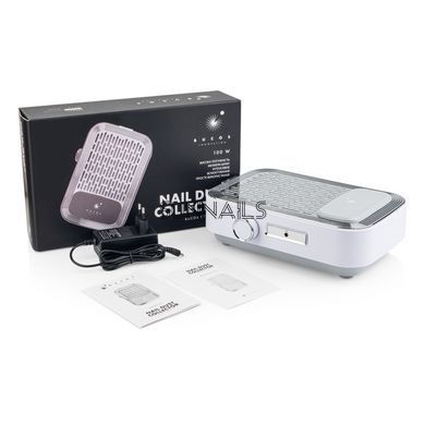 Витяжка для манікюру Bucos Cyclone V3-B, 100W, біла, з НЕРА фільтром та акумулятором