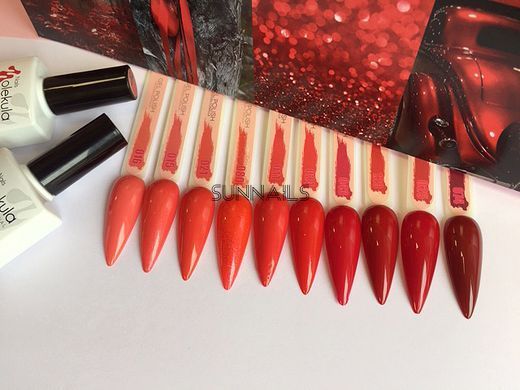 Nails Molekula Gel polish 043, 6 мл &mdash; гель-лак для нігтів, яскрава малина