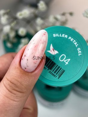 Siller Petal Gel, 04, 15 мл &mdash; гель із сухоцвітами