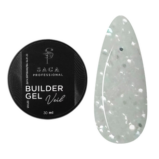 SAGA Professional Builder Gel Veil, 18, 30 мл &mdash; гель для нарощення