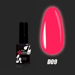 Nails Molekula Gel polish Disco collection, D09, Berghain, 6 мл &mdash; люмінісцентний гель-лак для нігтів, який світиться в темряві