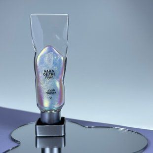 NAILSOFTHEDAY Liquid powder 01 &mdash; рідка втирка для нігтів з переливом від зеленого до фіолетового, 5 г