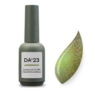 DA&rsquo;23 Gel Polish Cosmic cat CC №2, 14 мл &mdash; гель-лак для нігтів космічна кішка з ефектом "котяче око"