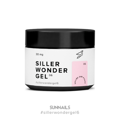 Siller Wonder Gel, 06, 30 мл — гель для нарощення нігтів