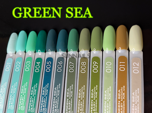 Baby Moon Gel polish Green Sea, 09, 6 мл &mdash; гель-лак для нігтів, болотяний