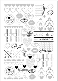 Слайдер-дизайн RichColor FOIL 13, фольгований