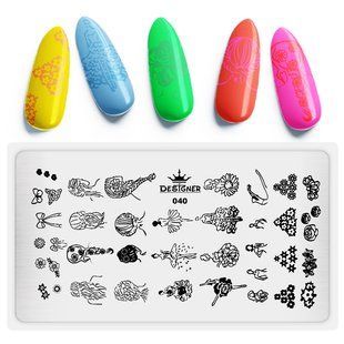 Пластина для стемпінгу Designer Professional №040