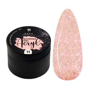 SAGA Professional Acryl gel, 11, 13 мл &mdash; акригель в баночці