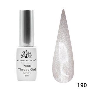 Global Fashion Pearl Thread Gel, 190, 8 мл &mdash; гель-лак для нігтів