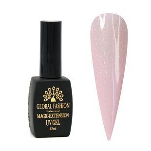 Global Fashion Magic-Extension Gel with Shimmer, 06, 12 мл &mdash; камуфлюючий гель для укріплення нігтів з шимером