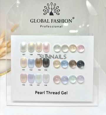 Global Fashion Pearl Thread Gel, 190, 8 мл &mdash; гель-лак для нігтів