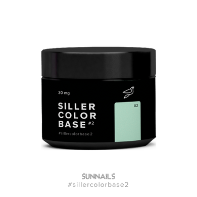 Siller Color Base, 02, 30 мл — кольорова база для гель-лаку