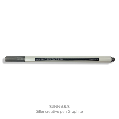 Siller Creative Pen, Graphite — фломайстер, маркер, олівець для дизайну нігтів