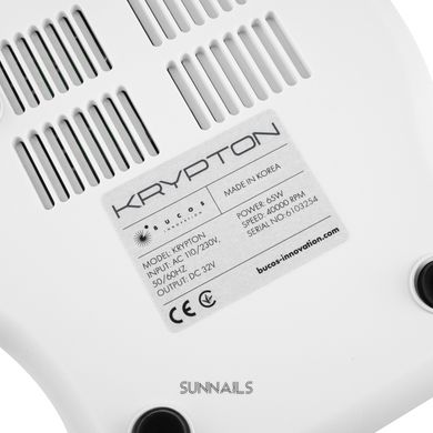 Фрезер для манікюру та педикюру KRYPTON XPS-400, 65W, 40000 об/хв, WHITE/GRAY