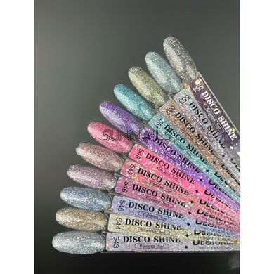 Designer Professional Disco Shine gel polish, 550, 9 мл &mdash; світловідбивний гель-лак для нігтів з блискітками та ефектом хамелеон