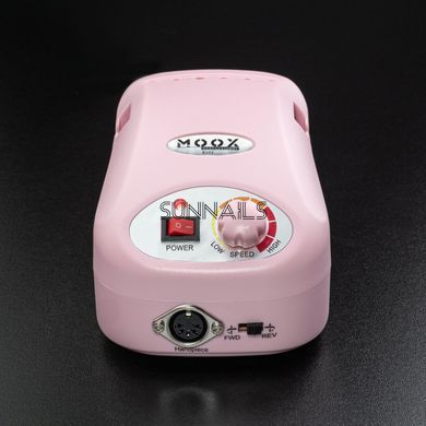 Фрезер для манікюру та педикюру MOOX X102, 45 000 об/хв, 65 W, Рожевий