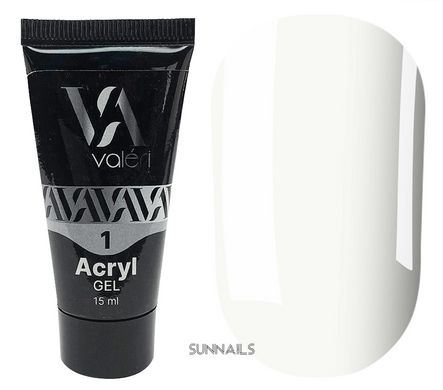 Valeri Acryl Gel 01, 15 мл — акригель в тюбику