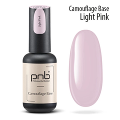 PNB Camouflage Base, Light Pink, 8 мл — камуфлююча база для гель-лаку