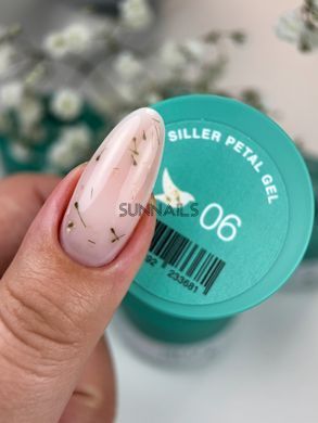 Siller Petal Gel, 06, 15 мл &mdash; гель із сухоцвітами