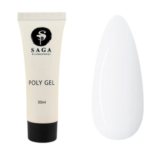 SAGA professional POLY GEL NEW, 02, 30 мл &mdash; полігель для нарощення нігтів