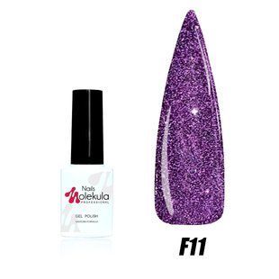 Nails Molekula Gel polish Flash Effect, F11, 6 мл &mdash; світловідбивний гель-лак для нігтів