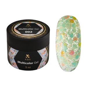 F.O.X Multicolor gel, 2, 5 мл &mdash; гель для дизайну нігтів