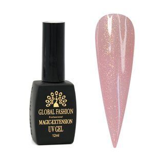 Global Fashion Magic-Extension Gel with Shimmer, 07, 12 мл &mdash; камуфлюючий гель для укріплення нігтів з шимером
