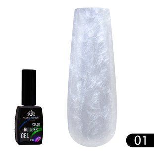 Global Fashion Color Builder Gel, 01, 12 мл &mdash; гель для нарощення нігтів